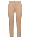 Seventy Sergio Tegon Seventy Venezia Woman Pants Sand Size 12 Cotton, Elastane In Beige