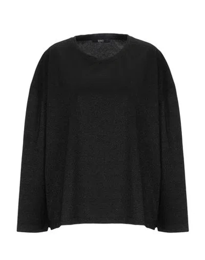 Seventy Sergio Tegon Seventy Venezia Woman Sweater Black Size 10 Viscose, Polyamide, Polyester, Elastane