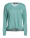 Seventy Sergio Tegon Seventy Venezia Woman Sweater Sky Blue Size L Viscose, Polyester In Blue