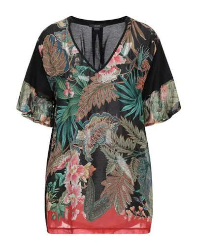 Seventy Sergio Tegon Blouses In Black