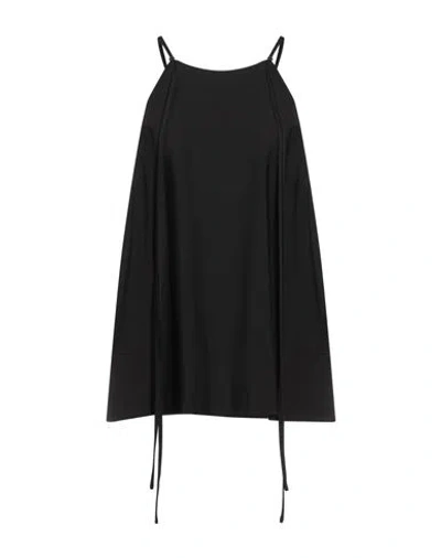 Seventy Sergio Tegon Seventy Venezia Woman Top Black Size 8 Virgin Wool, Elastane