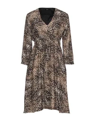 Seventy Sergio Tegon Short Dresses In Black