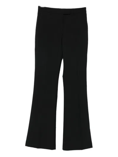 Seventy Sergio Tegon Tailored Black Trousers With Slight Flare