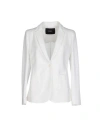 Seventy Sergio Tegon Seventy Venezia Woman Blazer White Size 4 Polyamide, Elastane