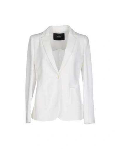 Seventy Sergio Tegon Seventy Venezia Woman Blazer White Size 4 Polyamide, Elastane In White
