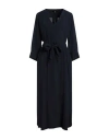 Seventy Sergio Tegon Seventy Venezia Woman Maxi Dress Midnight Blue Size 8 Acetate, Silk