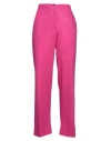 Seventy Sergio Tegon Woman Pants Fuchsia Size 10 Virgin Wool, Polyamide In Pink