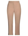 Seventy Sergio Tegon Seventy Venezia Woman Pants Khaki Size 10 Polyester, Virgin Wool, Elastane In Beige