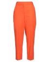 Seventy Sergio Tegon Woman Pants Orange Size 6 Cotton