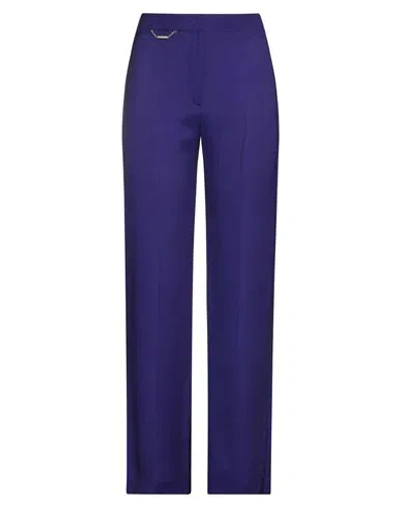 Seventy Sergio Tegon Woman Pants Purple Size 4 Viscose