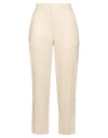 Seventy Sergio Tegon Seventy Venezia Woman Pants Sand Size 4 Polyester, Viscose, Elastane In Beige