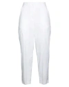 Seventy Sergio Tegon Woman Pants White Size 12 Cotton
