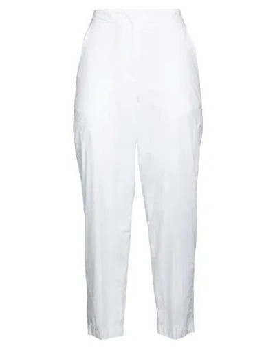 Seventy Sergio Tegon Woman Pants White Size 12 Cotton