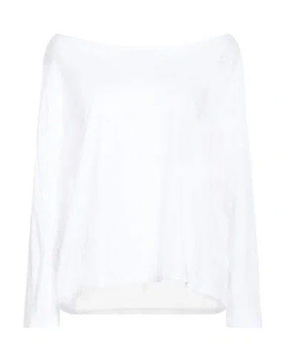 Seventy Sergio Tegon Woman T-shirt White Size 6 Cotton