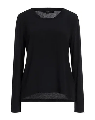 Seventy Sergio Tegon Seventy Venezia Woman Top Black Size S Cotton, Modal, Acetate, Silk