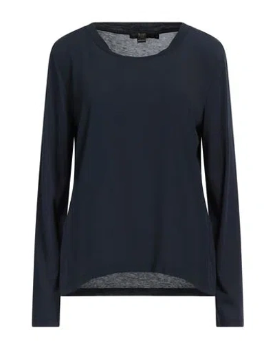 Seventy Sergio Tegon Seventy Venezia Woman Top Midnight Blue Size Xl Cotton, Modal, Acetate, Silk