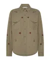 Seventy Embroidered Shirt Clothing In Brown