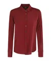 Seventy Bordeaux Long-sleeved Shirt With Regular Collar In Red