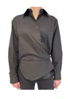 Seventy Shirt Woman  In Black