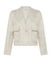 Seventy Short Jacket In Lurex Slub Cotton