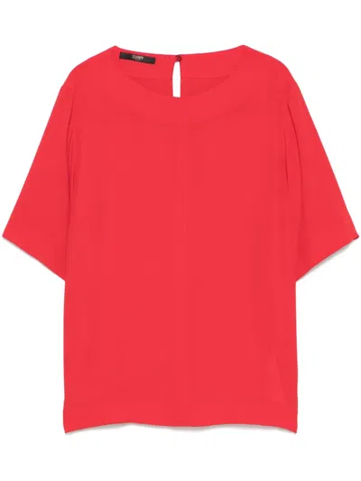 Seventy Short-sleeve Blouse In Red