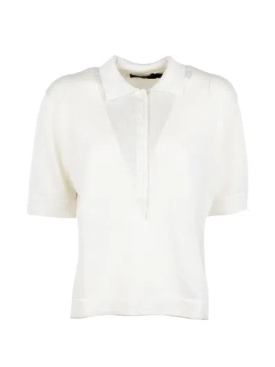 Seventy Short-sleeve Buttoned Polo Shirt In Neutral