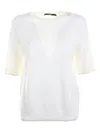 Seventy Short-sleeve Crew-neck Top In White