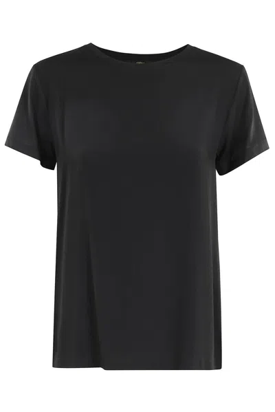 Seventy Short-sleeved Crewneck T-shirt In Black