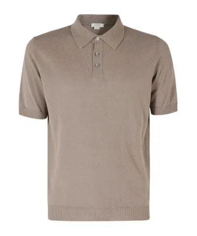 Seventy Short-sleeve Polo Shirt In Brown