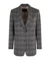 Seventy Check Pattern Blazer With Classic Silhouette In Multi