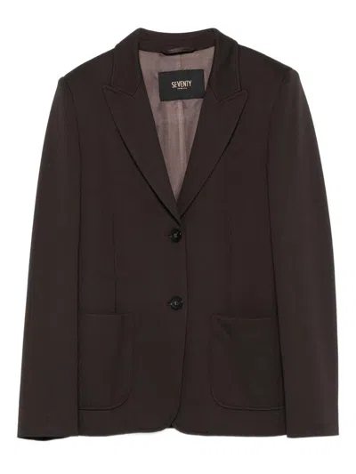 SEVENTY Single-breasted button blazer SEVENTY
