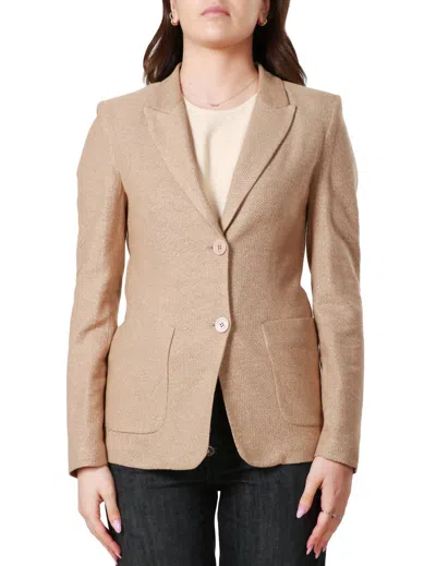 Seventy Single-breasted Textured Blazer In Multi