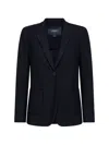 Seventy Single-breasted Patch-pocket Blazer In Blue