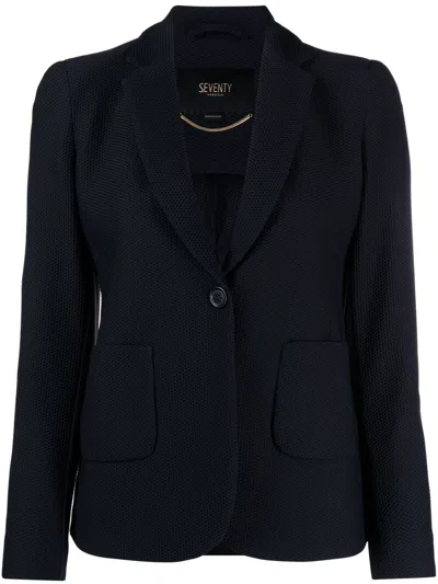 Seventy Single-breasted Suit Jacket In Blue