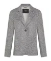 Seventy Single-breasted Jacket In Gray