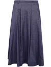 Seventy Stylish And Versatile Skirt In Blue