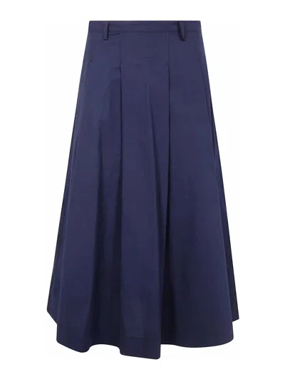 SEVENTY FALDA SEMILARGA - AZUL