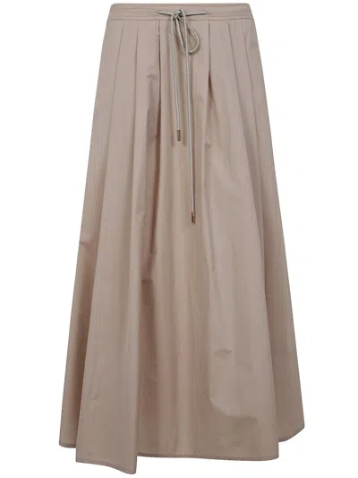Seventy Skirt Taffetas In Brown