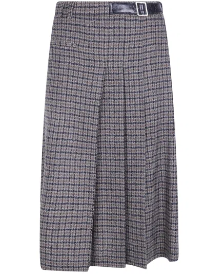 Seventy Skirt Wool In Gray
