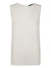 Seventy Sleeveless Top In White