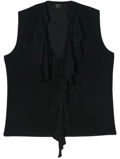 SEVENTY SLEEVELESS TOP WITH ROUCHES,MJ1867.890180