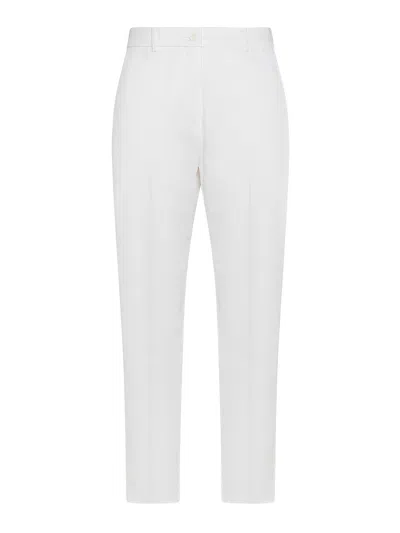 Seventy Slim Fit Trousers In White