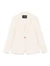 Seventy Crem Cotton Blazer In Neutrals