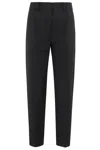 Seventy Four-pocket Straight-leg Casual Pants In Black