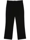 Seventy Straight Leg Pants With Lapel In Black
