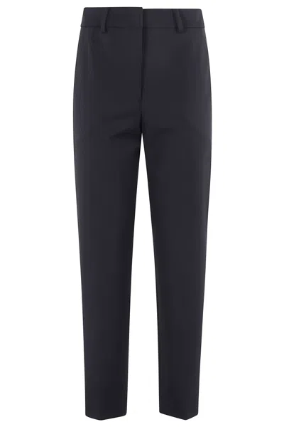 Seventy Straight-leg Tailored Pants With Four-pocket Design In Blue