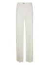 Seventy Comfortable Stretch Cotton Trousers In White
