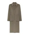 Seventy Straight-line Coat In Green