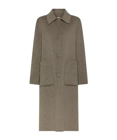 Seventy Straight-line Coat In Green