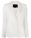 Seventy White Blazer With Two Pockets